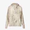 Norse Projects Herluf Graphic-print Funnel-neck Oversized-fit Stretch-woven Hooded Jacket -Selfidges Launches R04148520 LIGHTKHAKI M