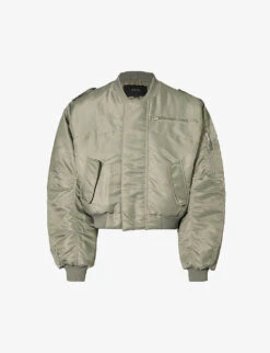 A-2 Padded Boxy-fit Shell Bomber Jacket
