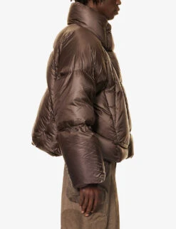 UVR Padded Boxy-fit Shell-down Jacket -Selfidges Launches R04149484 MUD ALT03