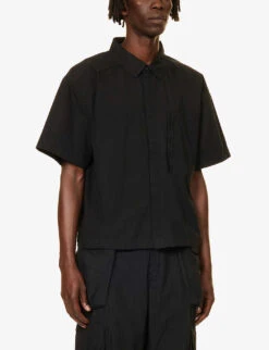 01 Zip-pocket Boxy-fit Cotton-poplin Shirt -Selfidges Launches R04149487 POLLUTION ALT02