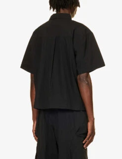 01 Zip-pocket Boxy-fit Cotton-poplin Shirt -Selfidges Launches R04149487 POLLUTION ALT03