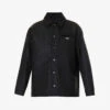 Prada Re-Nylon Brand-plaque Padded Recycled-polyamide Overshirt -Selfidges Launches R04152248 BLACK M