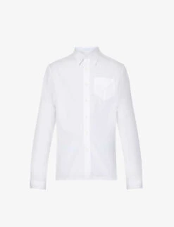 Prada Patch-pocket Regular-fit Cotton-poplin Shirt