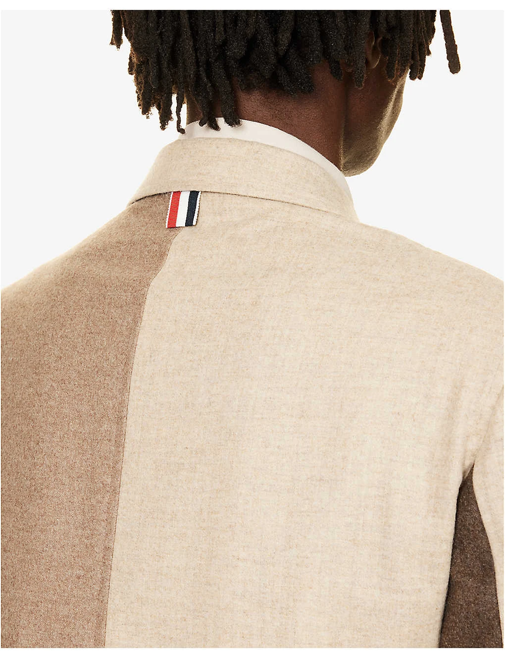 Fun-Mix Contrast-panel Regular-fit Wool Jacket 9 Fun-Mix Contrast-panel Regular-fit Wool Jacket - Image 7