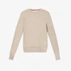 Four-bar Regular-fit Cotton-jersey Sweatshirt -Selfidges Launches R04152278 BEIGE M