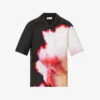 Alexander McQueen Graphic-print Camp-collar Relaxed-fit Cotton-poplin Shirt -Selfidges Launches R04153574 MULTIBLACK M