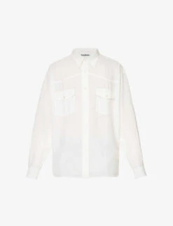 Acne Studios Sandrok Western Graphic-print Oversized Woven Shirt