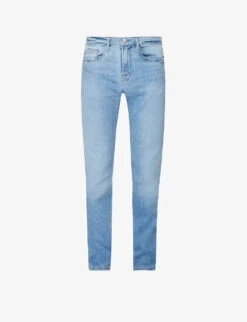 FRAME L'Homme Slim-fit Tapered Stretch-denim Jeans