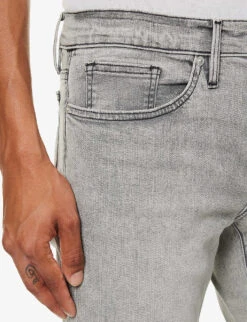 FRAME L'homme Slim-fit Straight-leg Stretch-denim Jeans -Selfidges Launches R04157966 SOLANO ALT04