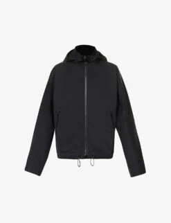 Bottega Veneta Tech Funnel-neck Boxy-fit Shell Hooded Jacket