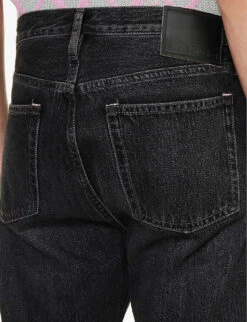 Acne Studios 1996 Faded-wash Regular-fit Jeans -Selfidges Launches R04158782 VINTAGEBLACK ALT05