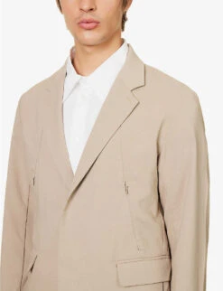 Snow Peak Air Comfort Single-breasted Regular-fit Woven Blazer 11 Snow Peak Air Comfort Single-breasted Regular-fit Woven Blazer -Selfidges Launches R04159201 BEIGE ALT04