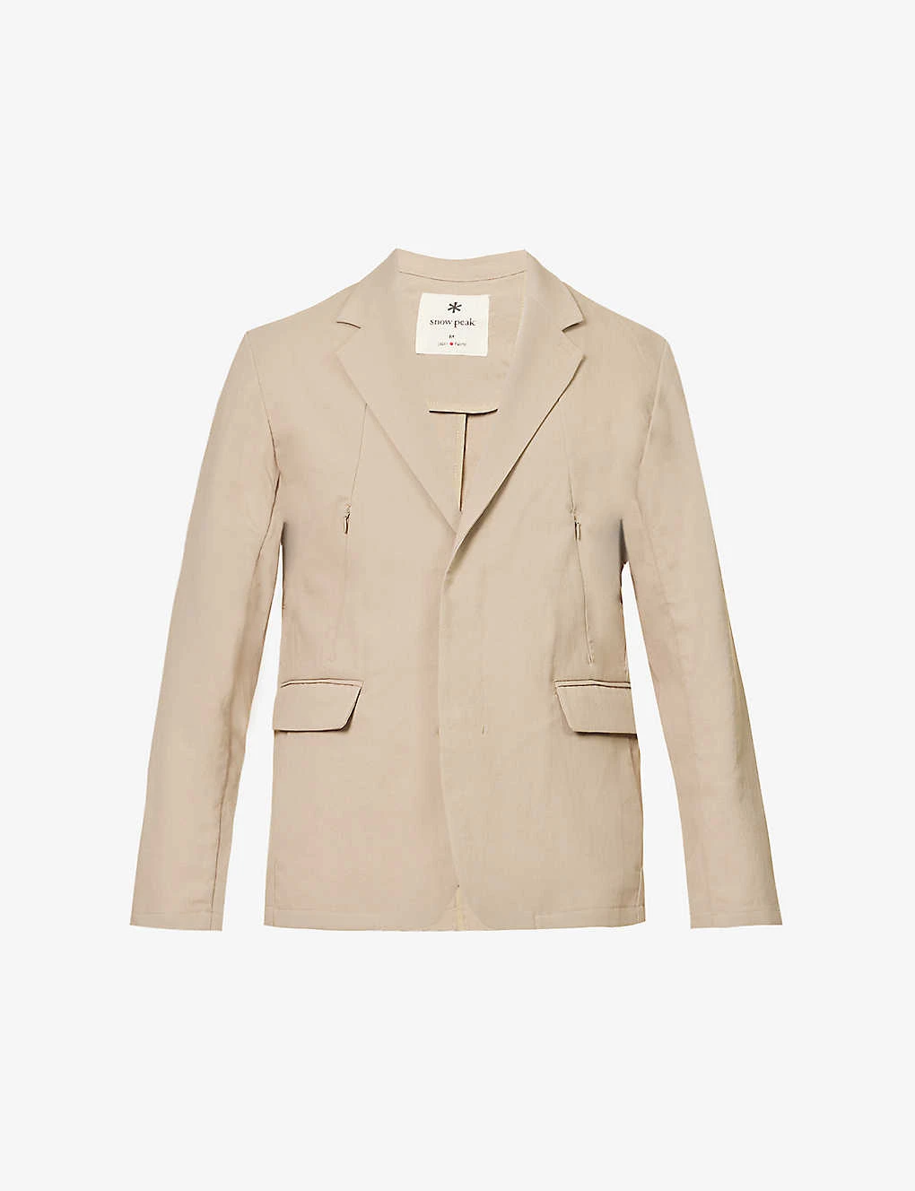 Snow Peak Air Comfort Single-breasted Regular-fit Woven Blazer 3 Snow Peak Air Comfort Single-breasted Regular-fit Woven Blazer
