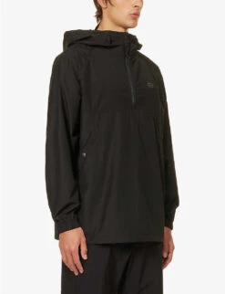 Snow Peak Light Mountain Funnel-neck Cotton-blend Anorak -Selfidges Launches R04159204 BLACK ALT02