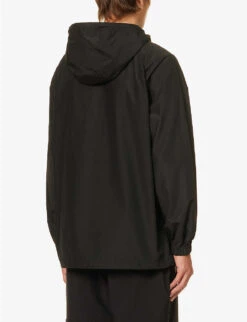 Snow Peak Light Mountain Funnel-neck Cotton-blend Anorak -Selfidges Launches R04159204 BLACK ALT03