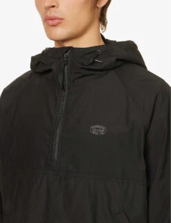 Snow Peak Light Mountain Funnel-neck Cotton-blend Anorak -Selfidges Launches R04159204 BLACK ALT04