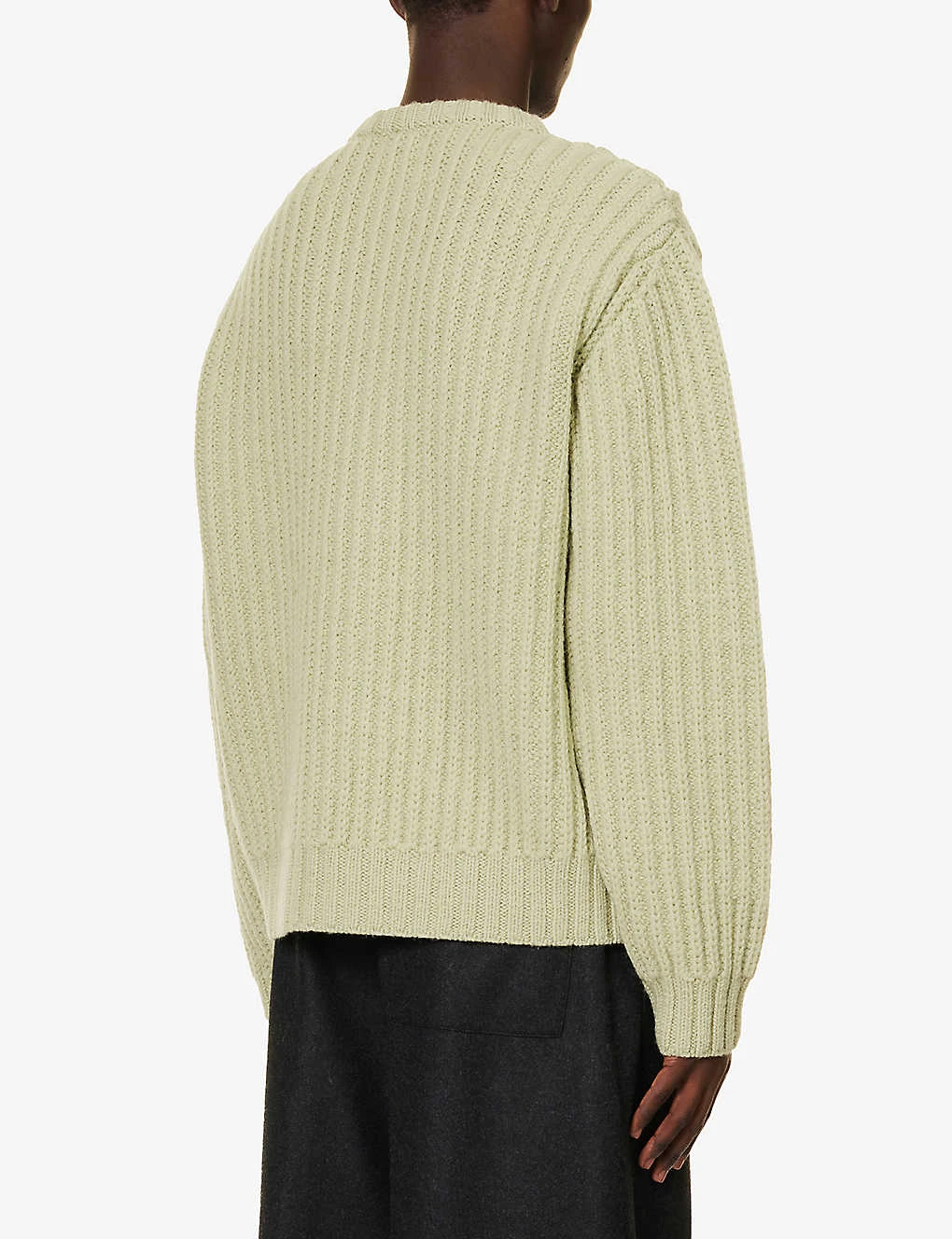 Dries Van Noten Relaxed-fit Cable-knit Wool Jumper 6 Dries Van Noten Relaxed-fit Cable-knit Wool Jumper - Image 4