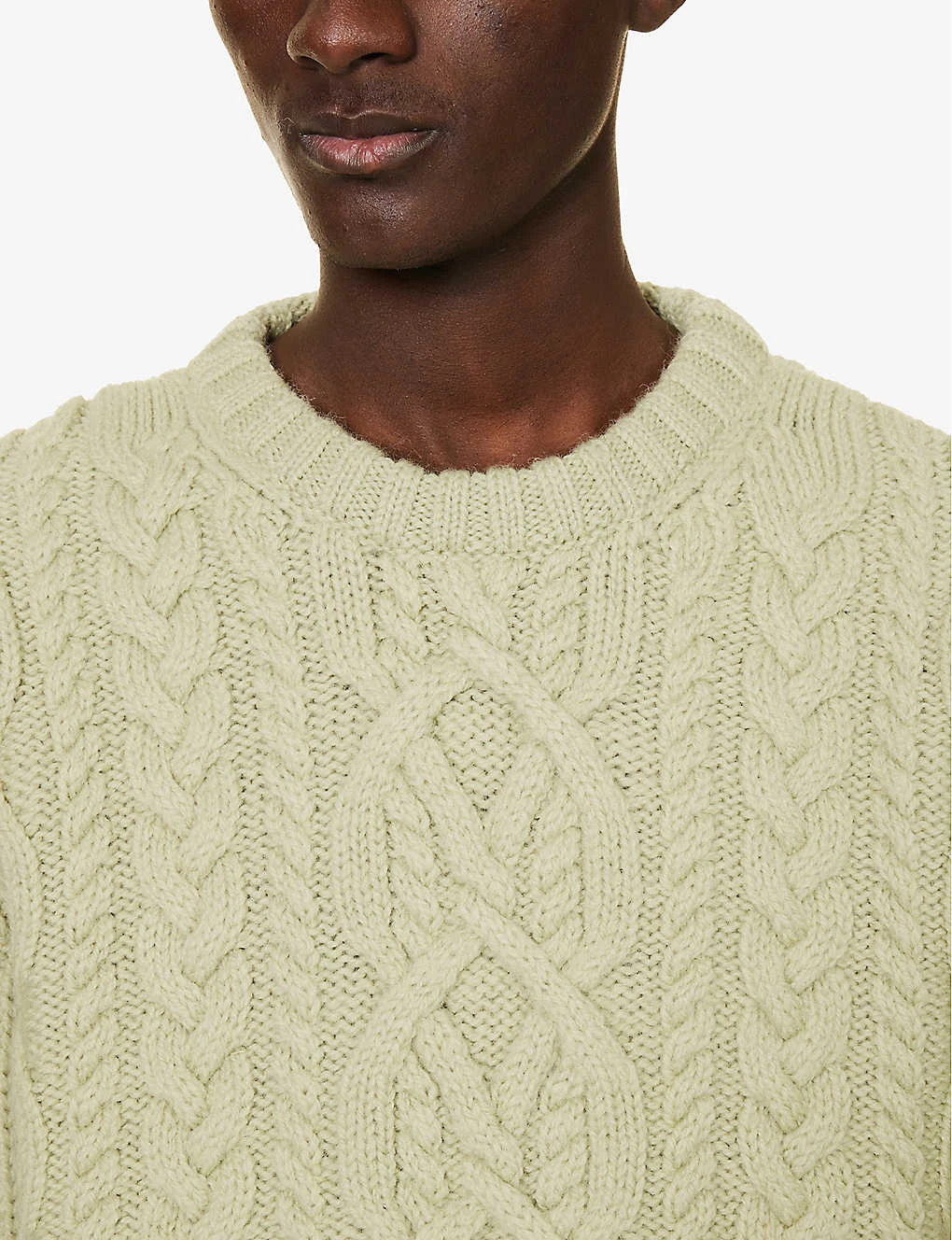 Dries Van Noten Relaxed-fit Cable-knit Wool Jumper 7 Dries Van Noten Relaxed-fit Cable-knit Wool Jumper - Image 5