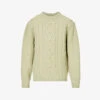 Dries Van Noten Relaxed-fit Cable-knit Wool Jumper -Selfidges Launches R04161202 LIGHTGREEN M