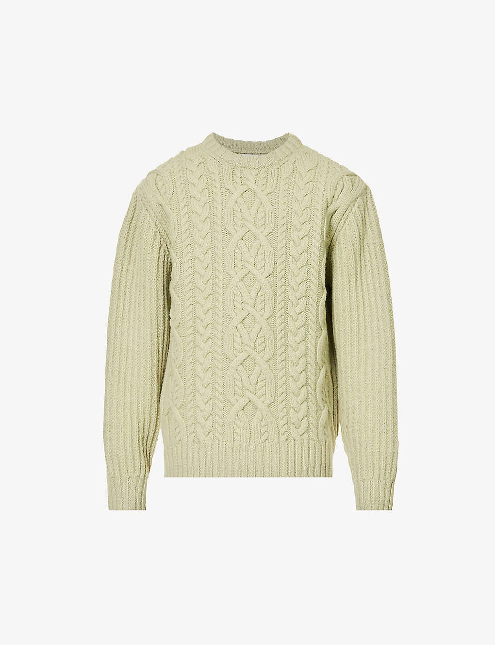 Dries Van Noten Relaxed-fit Cable-knit Wool Jumper 3 Dries Van Noten Relaxed-fit Cable-knit Wool Jumper