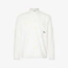 Zebra-embroidered Flap-pocket Regular-fit Organic-cotton Shirt