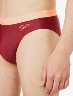 Speedo 7cm Logo-embroidered Swim Briefs -Selfidges Launches R04163350 OXBLOODSOFTCORAL ALT04