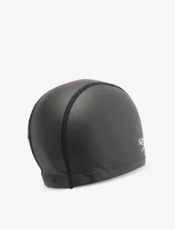 Speedo Ultra Pace Logo-print Shell Swimming Cap -Selfidges Launches R04163358 BLACK ALT02