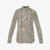 PAUL SMITH Artist Stripe Patterned Regular-fit Cotton-poplin Shirt