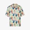 PAUL SMITH Graphic-print Camp-collar Regular-fit Woven Shirt 1 PAUL SMITH Graphic-print Camp-collar Regular-fit Woven Shirt -Selfidges Launches R04165124 SAND M