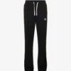 Palm Angels Mono Brand-motif Straight-leg Cotton Jogging Bottoms 1 Palm Angels Mono Brand-motif Straight-leg Cotton Jogging Bottoms -Selfidges Launches R04166060 BLACKOFFWHITE M
