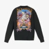 Palm Angels Palm Concert Graphic-print Cotton-jersey Sweatshirt 1 Palm Angels Palm Concert Graphic-print Cotton-jersey Sweatshirt -Selfidges Launches R04166085 BLACKMULTICOLOR M