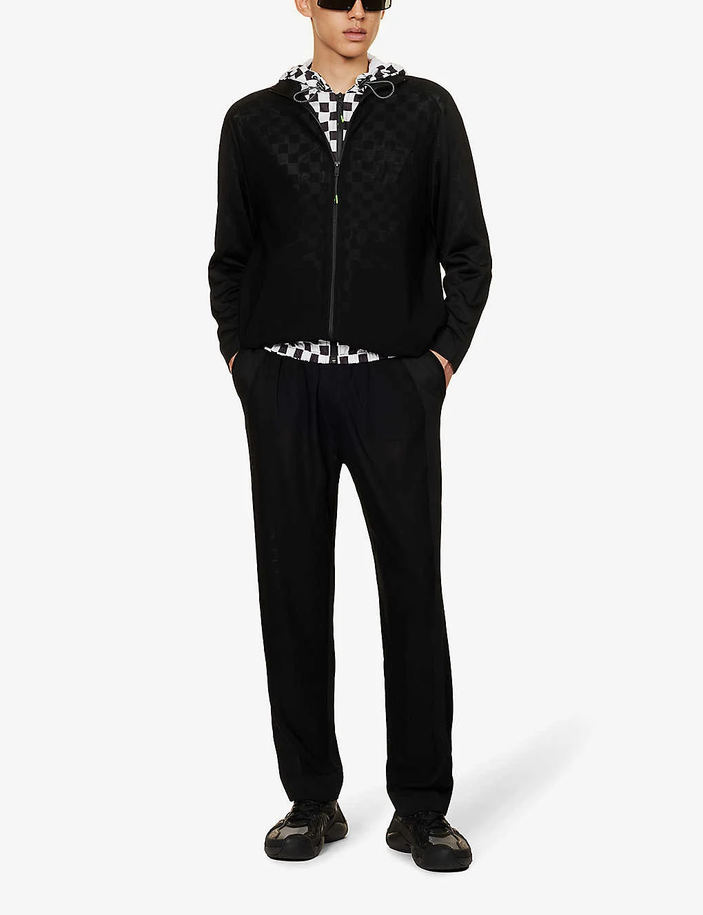 Brand-embossed Funnel-neck Regular-fit Knitted Sweatshirt 4 Brand-embossed Funnel-neck Regular-fit Knitted Sweatshirt - Image 2