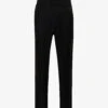 Brand-embossed Tapered-leg Regular-fit Knitted Jogging Bottoms 2 Brand-embossed Tapered-leg Regular-fit Knitted Jogging Bottoms -Selfidges Launches R04166401 BLACK M