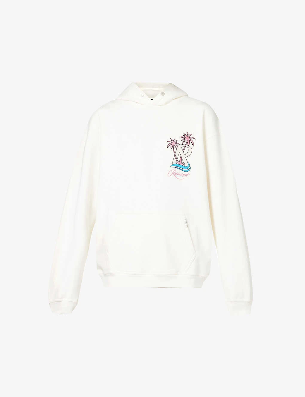 Represent Resort Brand-embroidered Relaxed-fit Stretch-cotton Hoody 3 Represent Resort Brand-embroidered Relaxed-fit Stretch-cotton Hoody