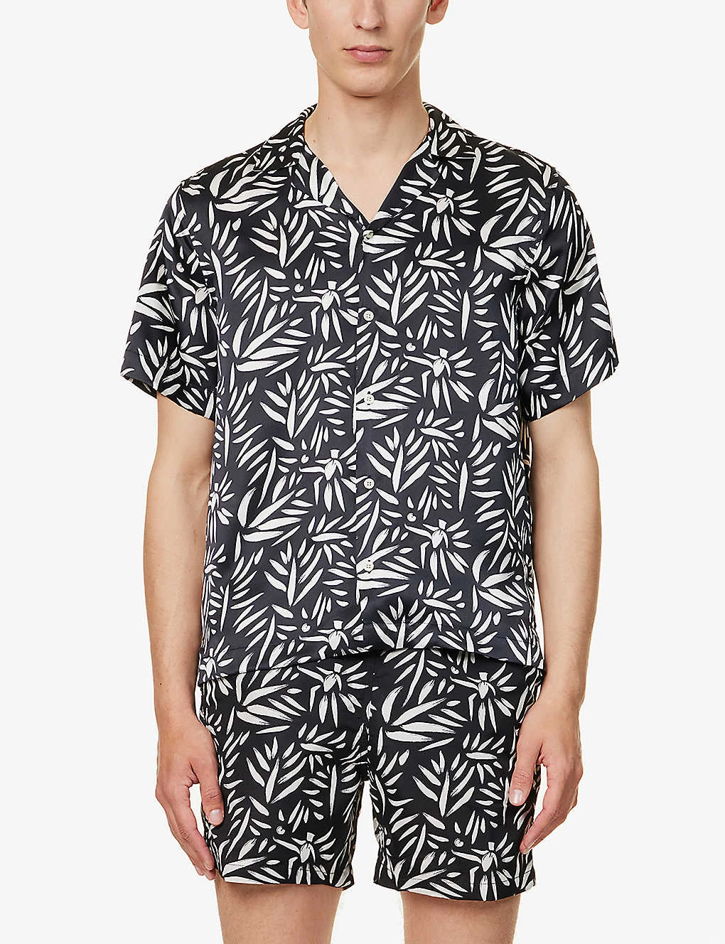 Abstract-print Regular-fit Silk Shirt 5 Abstract-print Regular-fit Silk Shirt - Image 3