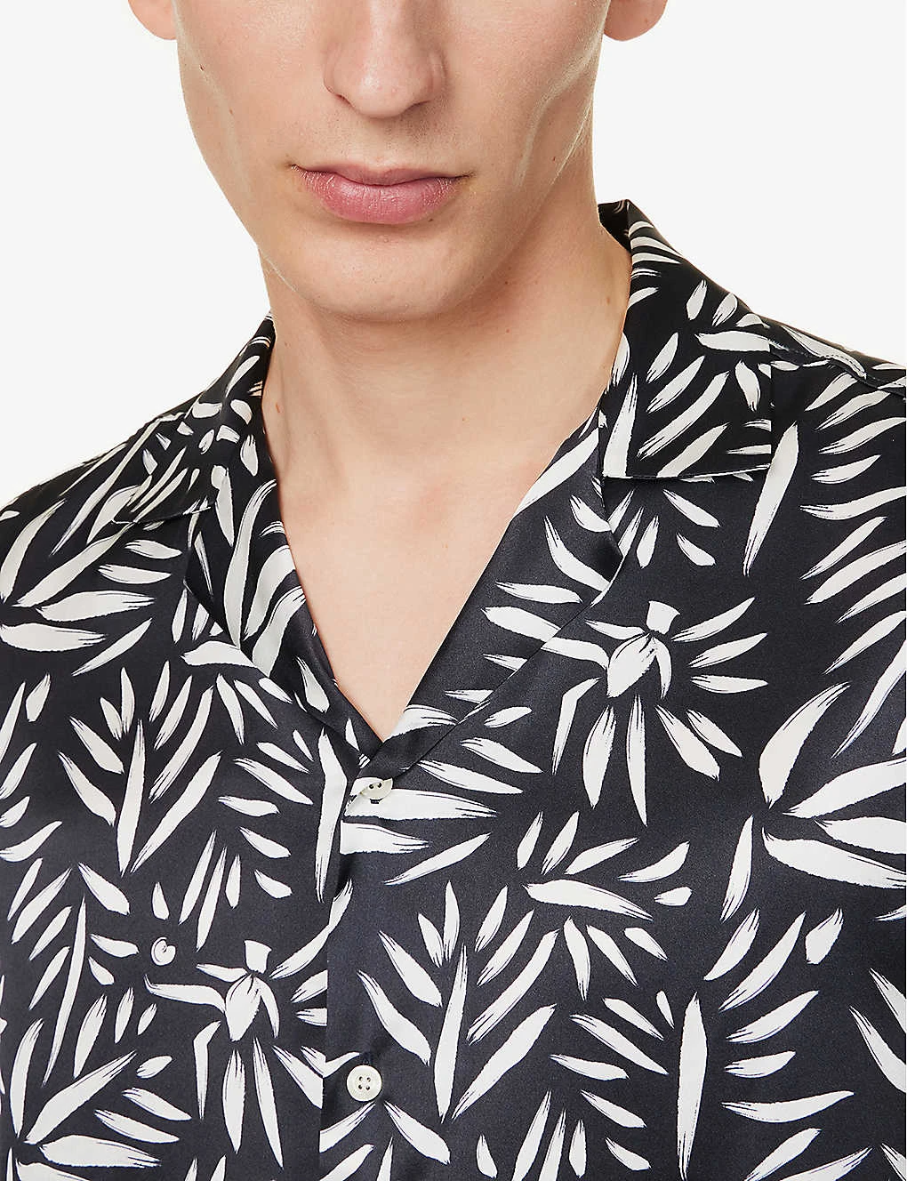 Abstract-print Regular-fit Silk Shirt 7 Abstract-print Regular-fit Silk Shirt - Image 5