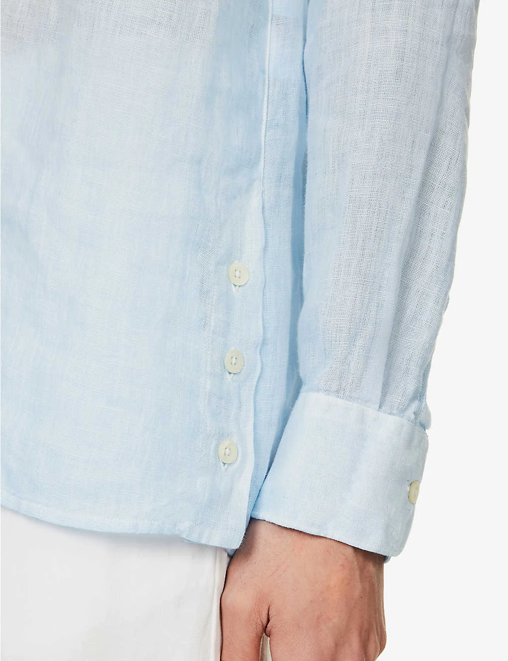 120% Lino Spread-collar Regular-fit Linen Shirt 8 120% Lino Spread-collar Regular-fit Linen Shirt - Image 6