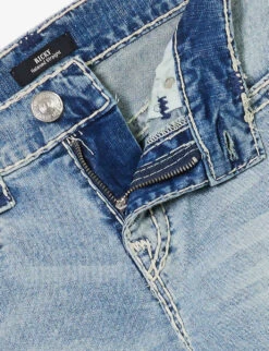 True Religion Ricky Straight-leg Slim-fit Stretch-denim Jeans -Selfidges Launches R04168101 DARBLIGHTWASH ALT06