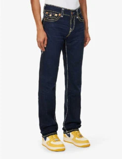 True Religion Ricky Regular-fit Straight-leg Stretch-denim Jeans 9 True Religion Ricky Regular-fit Straight-leg Stretch-denim Jeans -Selfidges Launches R04168117 WHISKBROOMDARKWASH ALT02