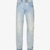 Paint-splattered Straight-leg Regular-fit Denim Jeans -Selfidges Launches R04168530 LTINDIGO M