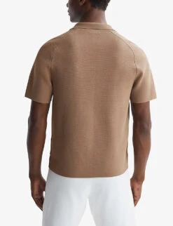 Reiss Hawk Embroidered Stretch-woven Shirt -Selfidges Launches R04169257 IVORY ALT03