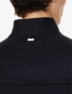 CORNELIANI Funnel-neck Welt-pocket Regular-fit Cashmere Vest 11 CORNELIANI Funnel-neck Welt-pocket Regular-fit Cashmere Vest -Selfidges Launches R04170916 NAVY ALT04