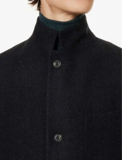 CORNELIANI Unconstructed Patch-pocket Regular-fit Wool And Cashmere Blend Jacket -Selfidges Launches R04170917 NAVY ALT04