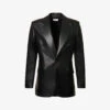 Bally Single-breasted Leather Jacket -Selfidges Launches R04170946 BLACK M