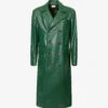 Bally Double-breasted Waist-adjuster Leather Trench Coat -Selfidges Launches R04170947 KELLYGREEN M