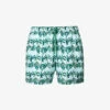 Bjorn Borg Print Graphic-pattern Elasticated Waistband Regular-fit Swim Shorts -Selfidges Launches R04172924 SKYBLUEGREEN M