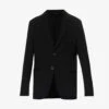 Giorgio Armani Single-breasted Notched-lapel Wool-blend Jacket -Selfidges Launches R04173383 BLACKBEAUTY M
