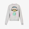 Brand-print Regular-fit Cotton-jersey Sweatshirt -Selfidges Launches R04173431 HEATHERGREY M
