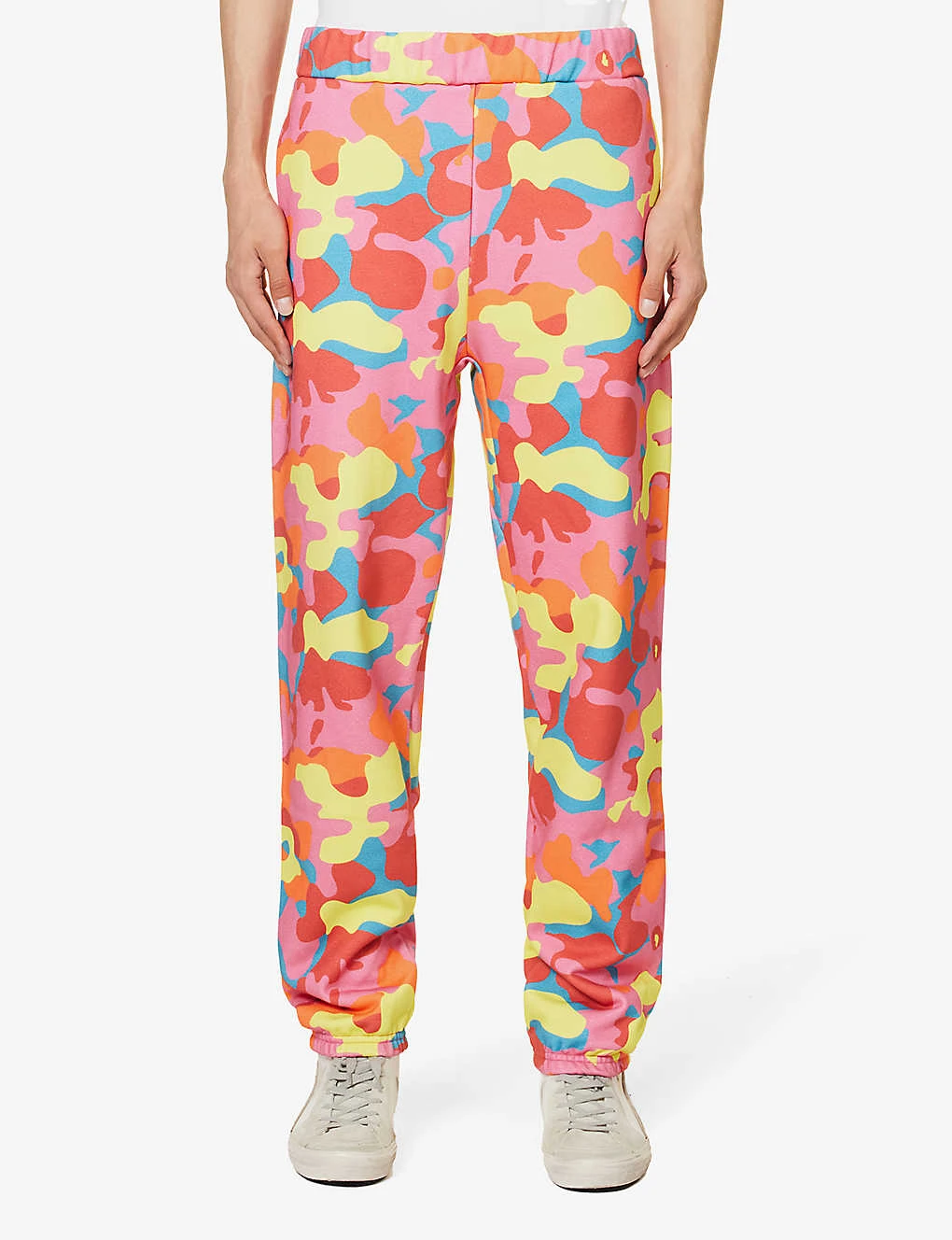 Camouflage-patterned Tapered-leg Regular-fit Cotton-jersey Jogging Bottoms 5 Camouflage-patterned Tapered-leg Regular-fit Cotton-jersey Jogging Bottoms - Image 3