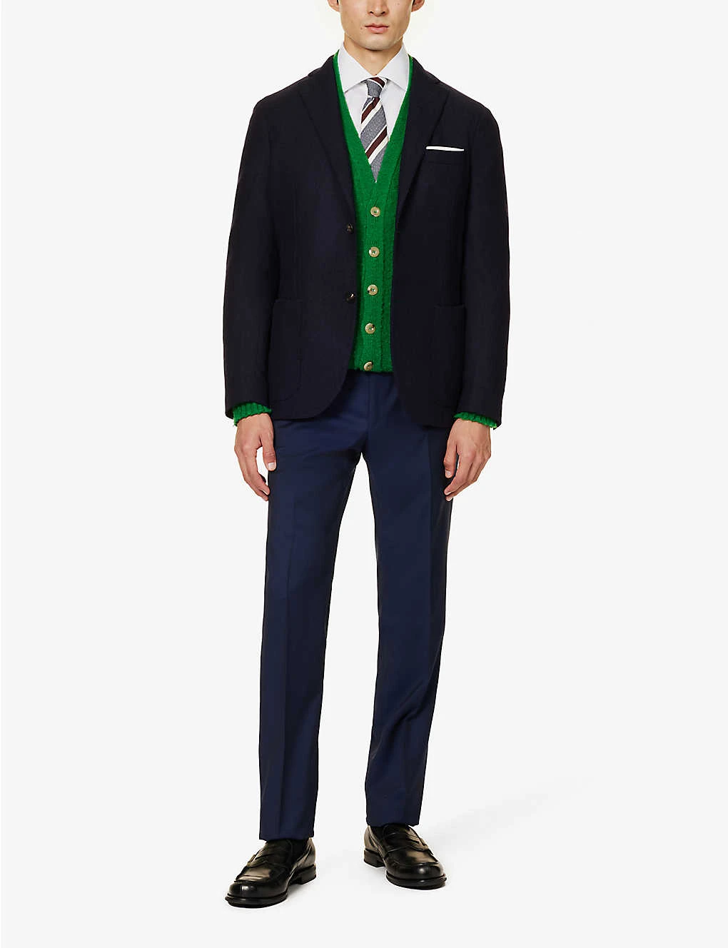 Single-breasted Regular-fit Wool And Cashmere-blend Jacket 4 Single-breasted Regular-fit Wool And Cashmere-blend Jacket - Image 2